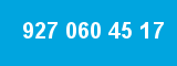 927 060 45 17 927 060 45 17